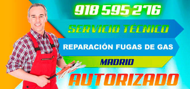 reparación de fugas de gas natural en Madrid